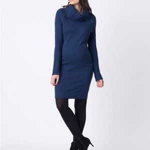 Cashmere Blend Roll Neck Maternity & Nursing Dress